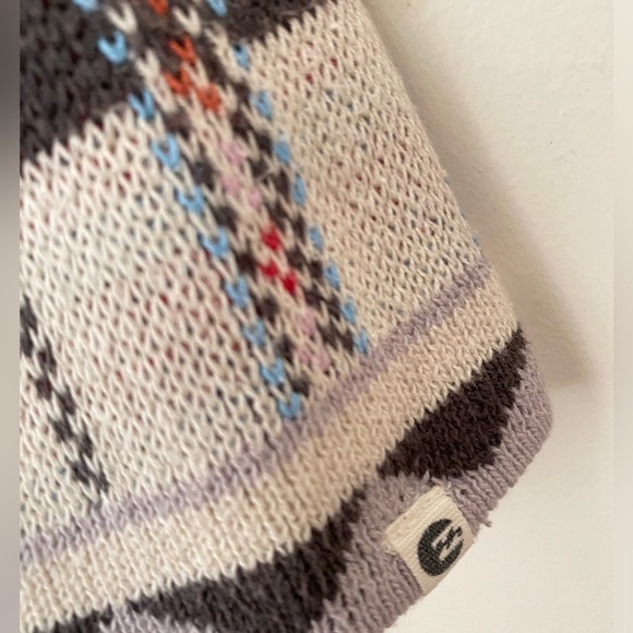 Designer’s Closet Billabong Southwest Open Face Fringe Open Drape Fall Cardigan - Picture 8 of 12